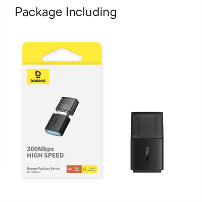 Baseus FastJoy Series Cluster USB WiFi Adapter 650Mbps and Dual Band