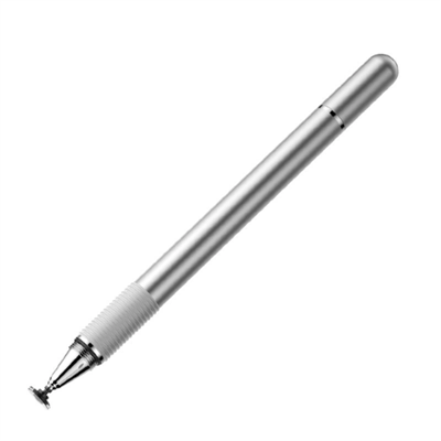 Baseus Golden Cudgel Double-sided Capacitive Stylus with Precision Disc and Gel Pen silver