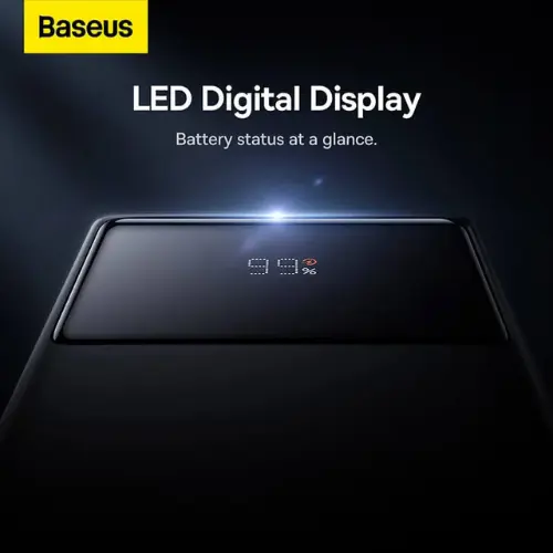 Baseus Star-Lord Digital Display Fast Charge Power Bank 20000mAh 22.5W with Triple Output Ports, Dual Input Ports, and Multi-Protocol Fast Charging Support