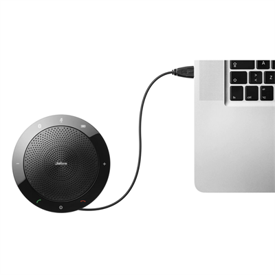 Jabra Speak 510 UC Wireless Bluetooth Speakerphone – Outstanding Sound Quality, Portable Conference Speaker for Holding Meetings Anywhere - Certified for Zoom & Google Meet
