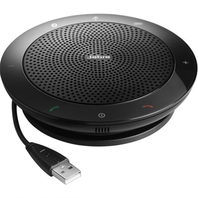 Jabra Speak 510 UC Wireless Bluetooth Speakerphone – Outstanding Sound Quality, Portable Conference Speaker for Holding Meetings Anywhere - Certified for Zoom & Google Meet