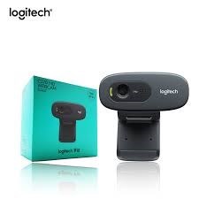 Logitech C270 HD Webcam with 720p Video, Built-in Mic, Automatic Light Correction, and Universal Clip