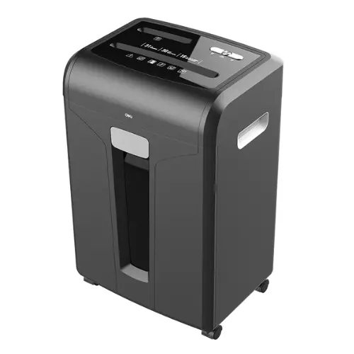 Deli E14400 16-Sheet Cross-Cut Paper Shredder | P-4 Security | 23L Bin | Home & Small Office