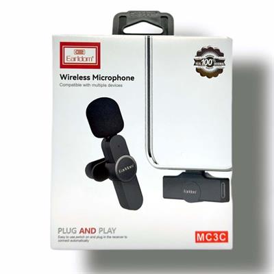 Earldom MC3C Wireless Microphone Compatible With Multiple Devices