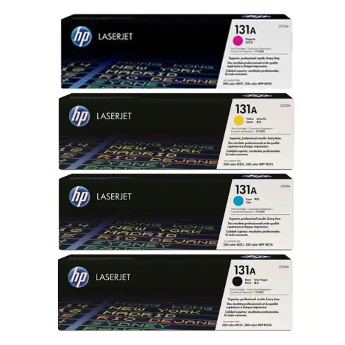HP 131A 4-pack Black, Cyan, Magenta, Yellow Original LaserJet Toner Cartridges