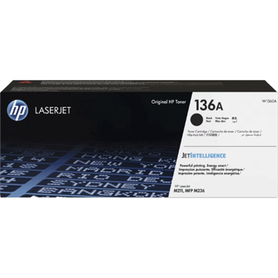 HP 136A Black Original LaserJet Toner Cartridge  W1360A