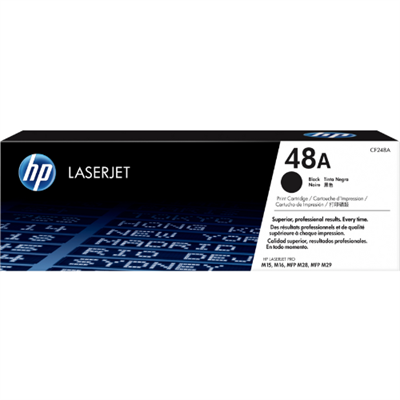 HP 48A Black Original LaserJet Toner Cartridge, CF248A