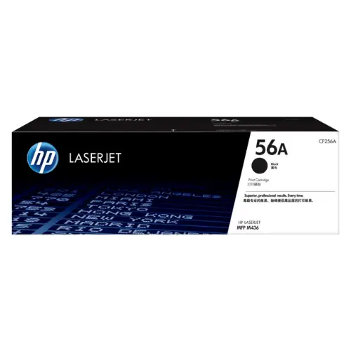HP 56A Black Original LaserJet Toner CF256A