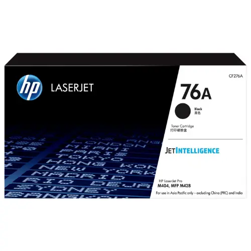 HP 76A Black Original LaserJet Toner (~3,000 pages) - CF276A