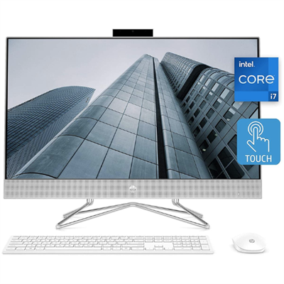 HP DP1006D All-in-One PC - Intel i7-1165G7, 16GB, 1TB HDD, 27 Inch FHD Touch screen, Windows 10 Computer 