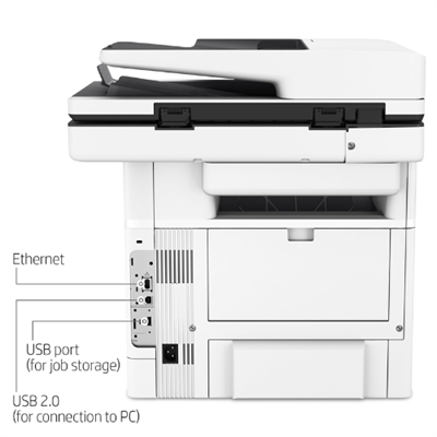 HP LaserJet Enterprise MFP M528dn Monochrome All-in-One Printer with built-in Ethernet & 2-sided printing
