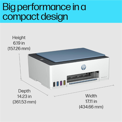 HP Smart Tank 585 All-in-One WiFi Colour Wireless Home Inkjet Printers(Upto 4000 Black and 6000 Colour Pages Included in The Box). - Print, Scan & Copy for Office/Home