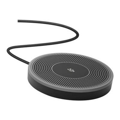 Logitech Expansion Mic for MeetUp, Plug-and-Play, Indicator Lights, Microphone Type Mono, Wideband, Noise Canceling