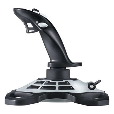 Logitech G Extreme 3D PRO Joystick with Precision Twist Rudder, 12 Programmable Buttons, 8-Way Hat Switch, and Rapid-Fire Trigger