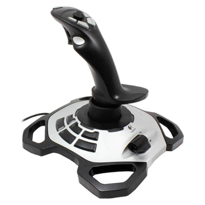 Logitech G Extreme 3D PRO Joystick with Precision Twist Rudder, 12 Programmable Buttons, 8-Way Hat Switch, and Rapid-Fire Trigger