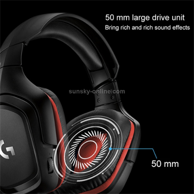 Logitech G331 Stereo Gaming Headset - 50mm Drivers, Flip-to-Mute Mic