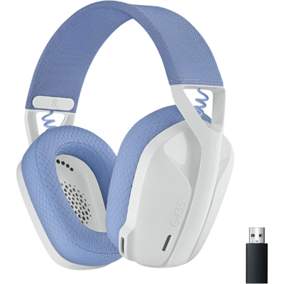 Logitech G435 LIGHTSPEED Wireless Bluetooth Gaming Headset - Lightweight, built-in mics, 18h battery, compatible with Dolby Atmos, PC, PS4, PS5, Nintendo Switch, Mobile