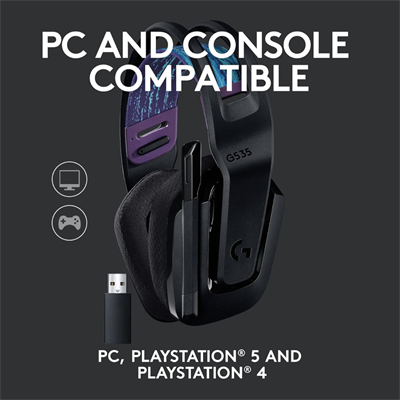  Logitech G535 LIGHTSPEED Wireless Gaming Headset - 33 Hour Battery
