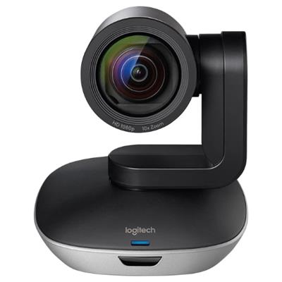 Logitech Group HD 1080p Video Conferencing System with 10x Lossless Zoom, 90° FOV, and Full-Duplex Speakerphone for Mid to Large Rooms