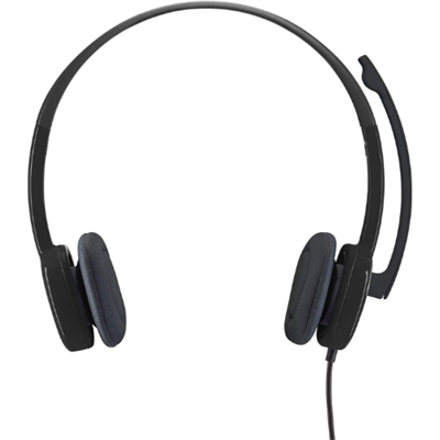 Logitech H151 Stereo Headset with Noise Cancelling boom Microphone