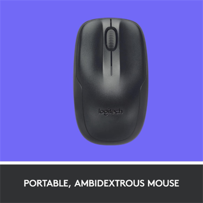 Logitech MK220 Wireless Keyboard and Mouse Combo with Space-Saving Design, 2.4 GHz Wireless, and 24-Month Battery Life
