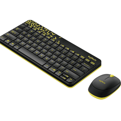 Logitech MK240 Wireless Keyboard and Mouse Combo with 2.4GHz Nano Receiver, 36-Month Keyboard Battery Life, and Spill-Resistant Design