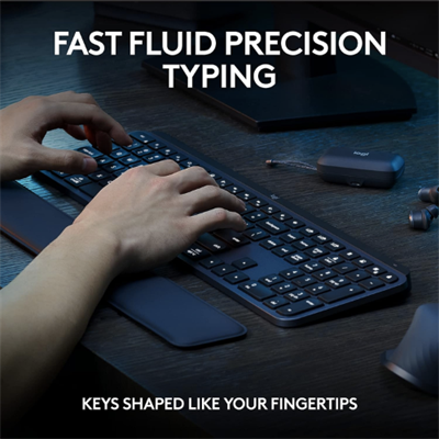 Logitech MX Keys S Combo with MX Keys S Wireless Keyboard, MX Master 3S Mouse, Smart Actions, MagSpeed Scrolling, and Logi Bolt Receiver