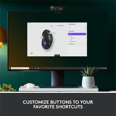 Logitech Signature M650 Wireless Mouse with SmartWheel Scrolling, SilentTouch Technology, Dual Logi Bolt & Bluetooth Connectivity, and Customizable Side Buttons