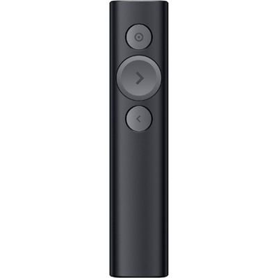 Logitech Spotlight Advanced Wireless Presentation Remote with Digital Pointer, Smart Timer, Dual Connectivity, and Fast Recharge