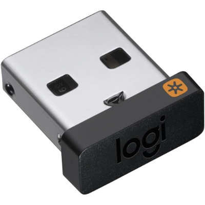 Logitech Unifying Receiver, 2.4 GHz Wireless Technology, USB Plug Compatible with all Logitech Unifying Devices like Wireless Mouse and Keyboard