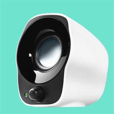 Logitech Z120 Compact Stereo Speakers with USB Power, 3.5mm Audio Input, Integrated Volume Controls, and Built-In Cable Management