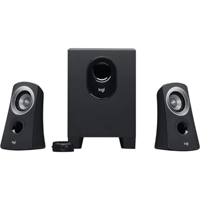 Logitech Z313 2.1 Multimedia Speaker System with Subwoofer, Full Range Audio, 50 Watts Peak Power, Strong Bass, 3.5mm Input
