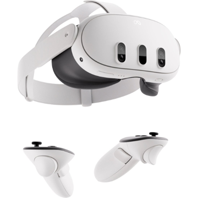 Meta Quest 3 Breakthrough Mixed Reality VR Headset - 128GB - White
