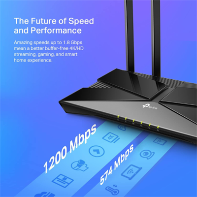 TP-Link AX1800 WiFi 6 Smart WiFi Router (Archer AX23) - Dual Band Gigabit Wireless Internet Router, OFDMA, Parental Controls, Long Range Coverage