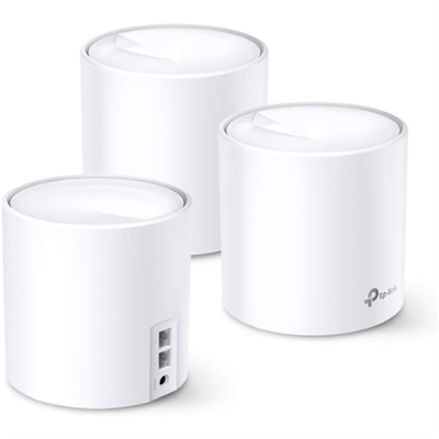 TP-Link Deco X60 WiFi 6 AX5400 Whole Home Mesh Wi-Fi 6 Unit - Pack of 3