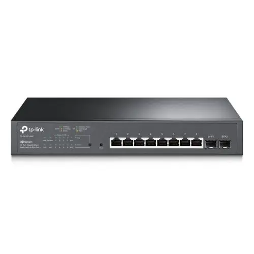 TP-Link SG2210MP 10-Port Gigabit Smart Switch with 8× PoE+ & 2× SFP (150 W Budget)