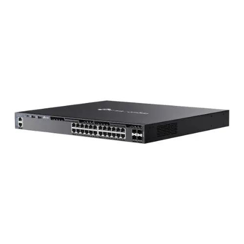 TP-Link SG6428X 24-Port Gigabit Layer 3 Stackable Switch with 4 × 10G SFP+ Uplinks