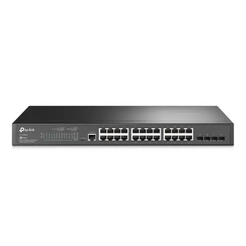 TP-Link TL-SG3428 – 24-Port Gigabit L2+/L3 Managed Switch with 4× SFP Uplinks & Cloud/Omada SDN Support