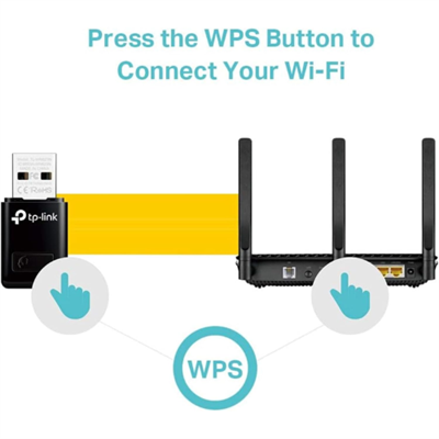 TP-Link WN823N 300Mbps Wireless Mini USB Adapter, Mini-Sized Design, Wifi Sharing Mode, One-Button Setup, Support Windows XP/Vista/7/8/Mac OS X 10.7-10.10 (TL-WN823N)