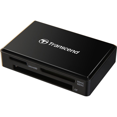 Transcend TS-RDF8K2 USB 3.1 Gen SDXC (UHS-I)/SDHC (UHS-I)/microSDXC (UHS-I)/microSDHC (UHS-I)/CompactFlash (UDMA7)/CompactFlash (Type I) card reader