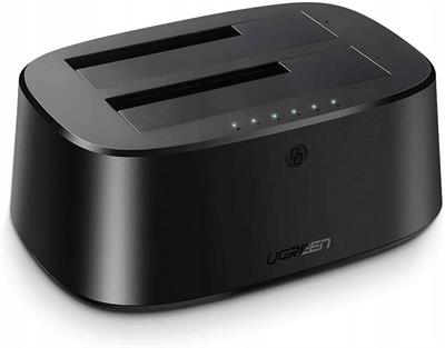 UGREEN USB 3.0 TO SATA DUAL BAY HARD DRIVE DOCKING STATION #50857