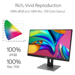 ASUS ProArt Display PA278QEV 27-inch WQHD IPS Professional Monitor
