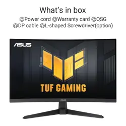 ASUS TUF Gaming VG27VQ3B 27-inch FHD 180Hz 1ms Curved Gaming Monitor