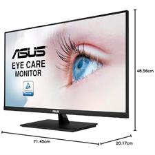 ASUS VP32UQ Eye Care Monitor – 32 inch (31.5 inch viewable), 4K UHD (3840 x 2160), IPS, 100% sRGB, HDR-10, Adaptive-Sync, DisplayPort, HDMI, Flicker Free, Blue Light Filter, Wall Mountable