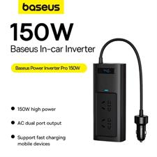 Baseus Car Inverter DC 12V to AC 220V 150W Auto Converter Type-C USB Fast Charging Charger EU Socket Car Inverter Power Adapter