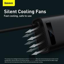 Baseus Car Inverter DC 12V to AC 220V 150W Auto Converter Type-C USB Fast Charging Charger EU Socket Car Inverter Power Adapter