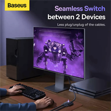 Baseus AirJoy Series 2-in-1 Bidirectional HDMI Switch (1 Meter Cable)
