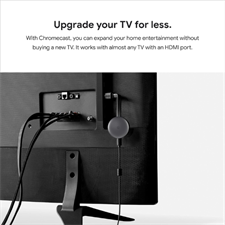 Google Chromecast 3rd Gen - Streaming Device with HDMI Cable - Stream Shows, Music, Photos, and Sports from Your Phone to Your TV