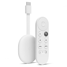 Google Chromecast with Google TV (4K) with Remote- Streaming Stick Entertainment with Voice Search - Watch Movies, Shows, and Live TV in 4K HDR - Snow