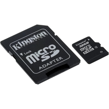 Kingston Digital 32GB microSDHC Class 10 UHS-I 45MB/s Read Card with SD Adapter (SDC10G2/32GB)